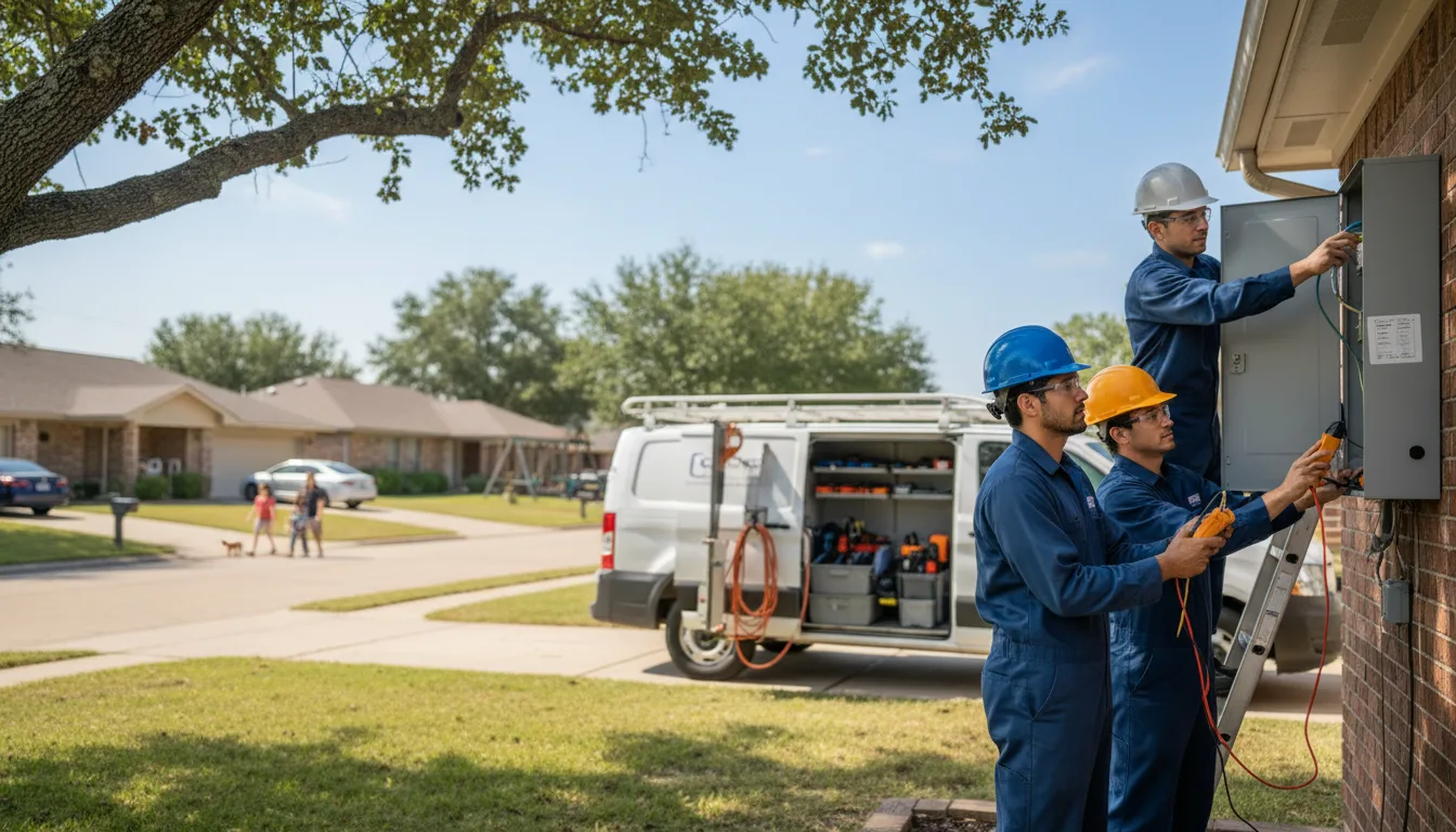 Certified electrician providing emergency electrical services in Pennock, MN